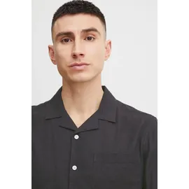 !Solid Kurzarmhemd Schwarz M