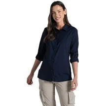 Craghoppers Langarmbluse Blau 38