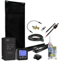 Offgridtec Offgridtec® MobileBlack M 100W Wohnmobil Solaranlage 30A MPPT DUO Laderegler OLP PERC Solarmodul