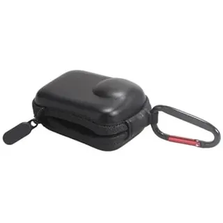 Mini-Tasche kompatibel für Insta360 GO Ultra, Tragetasche für Action-Kamera, Schutzhülle für unterwegs, Organizer, Schutzhülle für Panorama-Kamera, Staubschutzhülle (nur Tasche) (Schwarz)