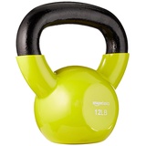 Amazon Basics Vinyl Kettlebell, 12lb (5.4 kg), Gelb