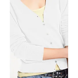 Heine Feinstrickjacke Weiß 48
