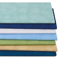 Patchwork- und Quiltpaket "Moiré", Meer & Strand