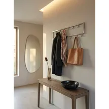 KADIMA DESIGN Wandgarderobe Kadima Design 80 x 20 x 4 cm Silber