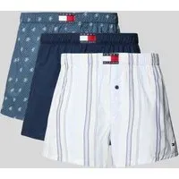 Regular Fit Boxershorts aus reiner Baumwolle im 3er-Pack, Black, XL