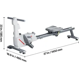 Vevor leises magnetisches Rudergerät Schwarz
