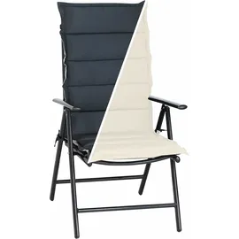 DETEX Wendekissen 6er-Set Vanamo creme-anthrazit 120x45x5cm