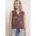 STREET ONE Blusentop mit Bowling-Kragen und Knoten Rustic Rouge 42