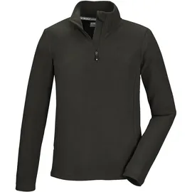 KILLTEC Jungen Ksw 184 Bys FLC Shrt Fleeceshirt Mit Stehkragen Und Reißverschluss, Grün, 152