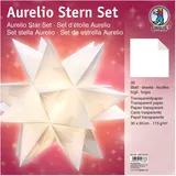 Ursus Faltblätter Aurelio Stern Transparentpapier 115 g/qm 30 x 30 cm 33 Blatt