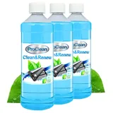 Ideal Pro Clean Scherkopfreiniger 3 x 1000ml Nachfüllflüssigkeit für Reinigungskartuschen. Braun CCR Kartuschen + gängige Kartuschen