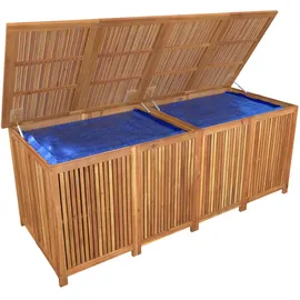 furnicato Gartenbox 200 x 80 x 75 cm Braun