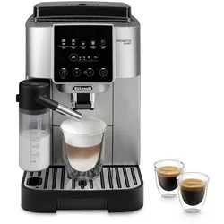 DE'LONGHI Kaffeevollautomat "Magnifica Start Milk ECAM220.80.SB", schwarz, B:24cm H:35cm T:44cm, Kaffeevollautomaten, intuitives Bedienfeld mit Soft-Touch-Symbolen, silber-schwarz, Topseller