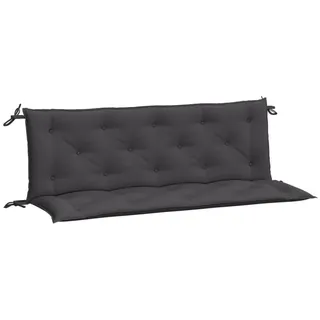 vidaXL Gartenbank-Auflagen 2 Stk. Anthrazit 150x50x7 cm Oxford-Gewebe
