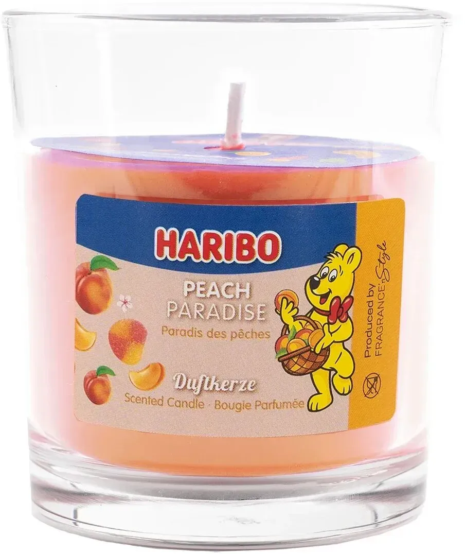 Haribo Duftkerze Peach Paradise - 135g