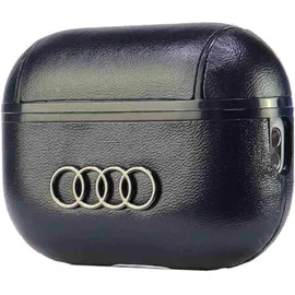 Audi Leder Big Logo Airpods Pro 2 Hülle schwarz/schwarz AU-APP2-GT/D3-BK