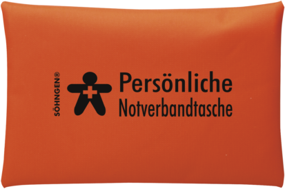 SÖHNGEN Persönliche Notverbandtasche orange 1 Stück