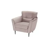 Switch Samtsessel aus Samt Teddy ¦ rosa/pink ¦ Maße (cm): B: 87 H: 82 T: 83.0