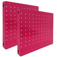Proregal Memoboard Doppelpack Metal perforiert | HxBxT 30x30x3,5cm |
