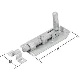Vormann Bolzenriegel feuerverzinkt 160 x 65 mm