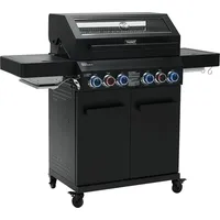 TAINO PLATINUM YAMARA DARK 4+2 Gasgrill Stahl 4 Brenner