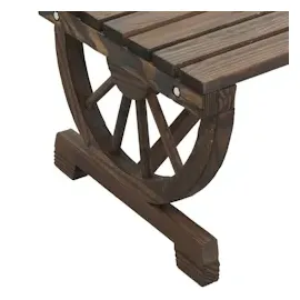 vidaXL Gartenbank 115 x 36 x 40 cm Braun