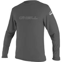 O'Neill Basic Skins L/S Sun Shirt - Graphite, XL