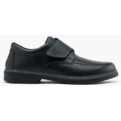 Leder Komfort Halbschuh - Herren - schwarz