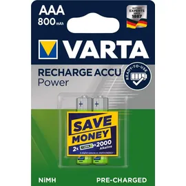 Varta Recharge Accu Power AAA 2 St.