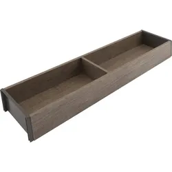 BLUM AMBIA-LINE Schubkastenrahmen schmal - Holzdesign - 522 mm , Nebraska Eiche/oriongrau matt