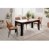 Finori Birmingham 80 x 75 x 160-200 cm schwarz