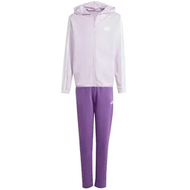 adidas Essentials 3 Stripes Trainingsanzug Ice Lavender/White 164