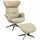 flexlux Relaxsessel More Polyester 90 x 107 x 89 cm Beige mit Kopfteil