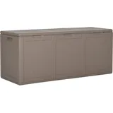 furnicato Gartenbox 118,5 x 51 x 44,5 cm Braun