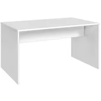 Carryhome Schreibtisch, Weiß - 70x72x140 cm,