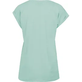 URBAN CLASSICS Ladies Extended Shoulder Tee T-Shirt, bluemint, 4XL