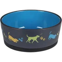 Karlie Flamingo Futter- UND TRINKNAPF Hund CORI Keramik BLAU
