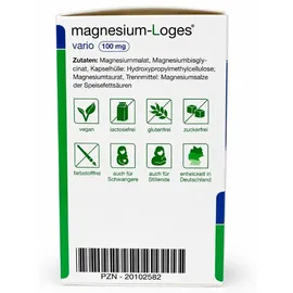 magnesium-Loges vario 100 mg Kapseln 180 St.