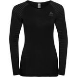 Odlo Damen Funktionsunterwäsche Langarm Shirt Performance Light black, XL