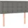 vidaXL Kopfteil Dunkelgrau 80x5x78/88 cm Stoff
