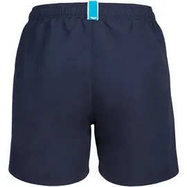 Arena Boys' Beach Boxer Solid Navy/Turquoise 152