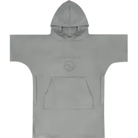 Normani Kinder Mikrofaser Badeponcho Luquillo in Grau | Gr.: 140/152