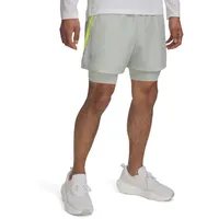 Under Armour Launch 5 2-in-1 Kurze Hose - Hydro