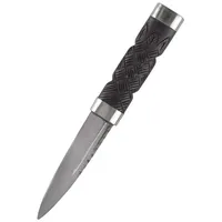 Battle-Merchant Sgian Dubh Messer mit Lederscheide