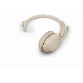 JABRA Evolve2 65 USB-C UC Mono beige mit Ladestation
