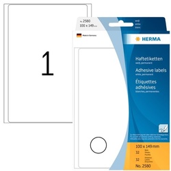 HERMA Vielzweck-Etiketten, 100 x 149 mm, weiß, Großpackung