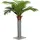 vidaXL Palme Künstlich 12 Blätter 150 cm Grün