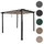Mendler Aluminium Pergola HWC-N93 3 x 2,5 m Beige