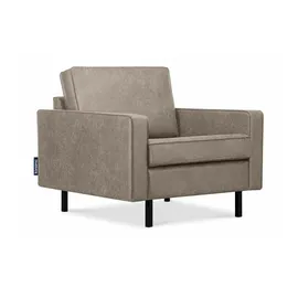 Konsimo Sessel Invia Leder/Mikrofaser 98 x 87 x 0 cm Grau