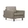 Konsimo Sessel Invia Leder/Mikrofaser 98 x 87 x 0 cm Grau